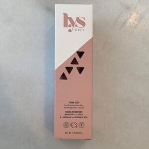 LYS THINK DEEP PORE MINIMIZING DETOX MASK WITH POMEGRANATE + CHARCOAL -Brand New